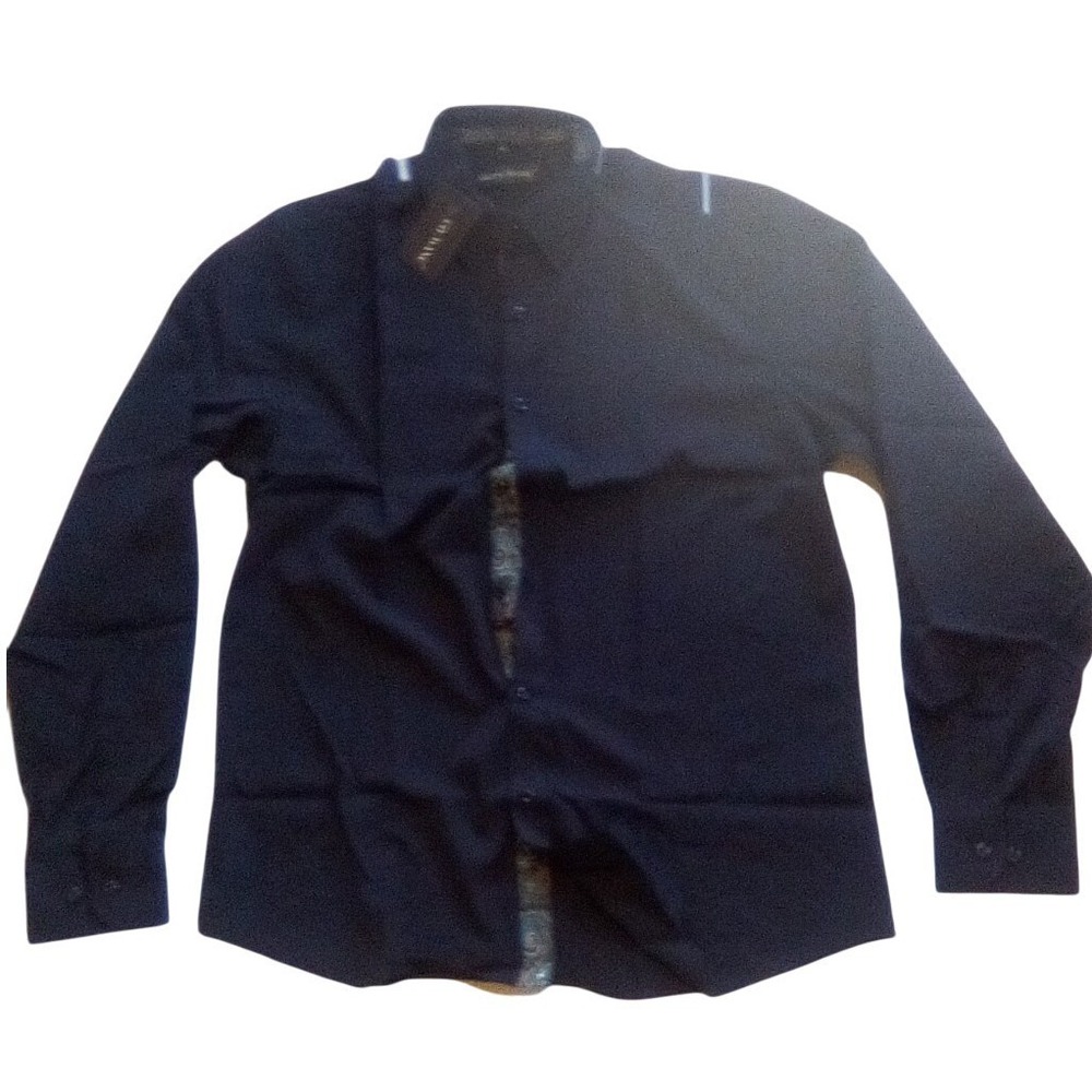 Barry Wang Men's Black Paisley Dress‎ Shirt Long Sleeve Button Up Size M